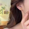 Luxury 18K Gold Plated S925 Silver Rainbow Flower Cluster Stud Earrings, Sparkling Multi-Color CZ Floral Earrings for Women