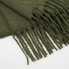 New Milk Fleece Women Scarf Female Winter Warm Thickened Solid Long Scarves Soft Coarse Braid Tassel Shawl Viscose Wrap Shawls