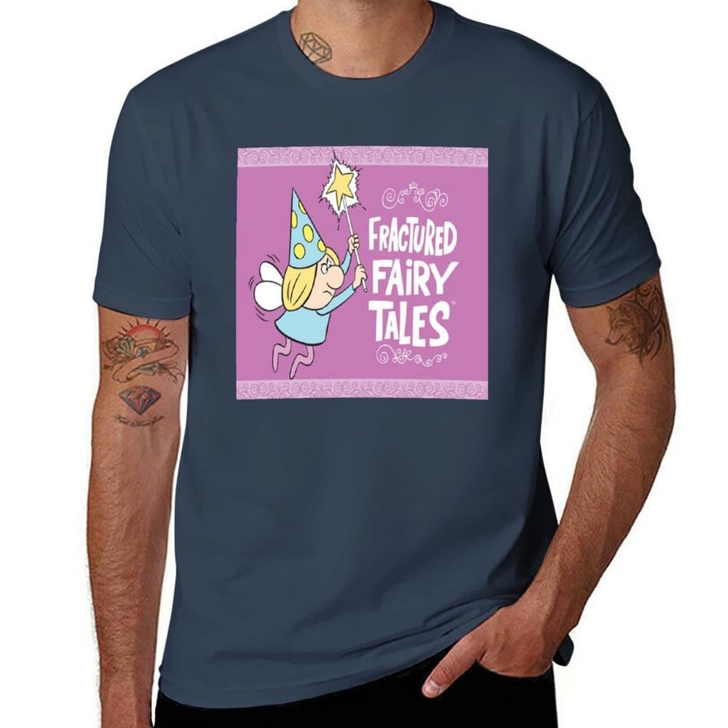 Fractured Fairy Tales Tshirt Vintage Print Crew Neck Tee Tshirt