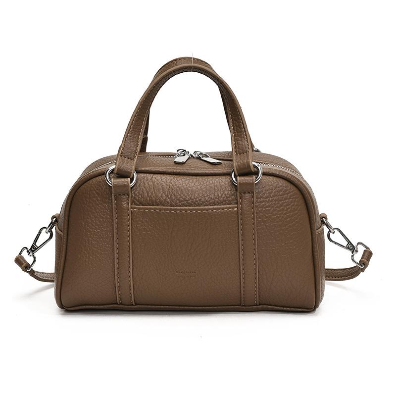 Retro High-end Handbag Women's 2025 Autumn and Winter New Commuter Versatile Boston Bag Casual Shoulder Messenger Bag