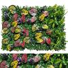 Flower Artificial Plant Wall Panel 60*40cm Artificial Fern Grass  Living Room