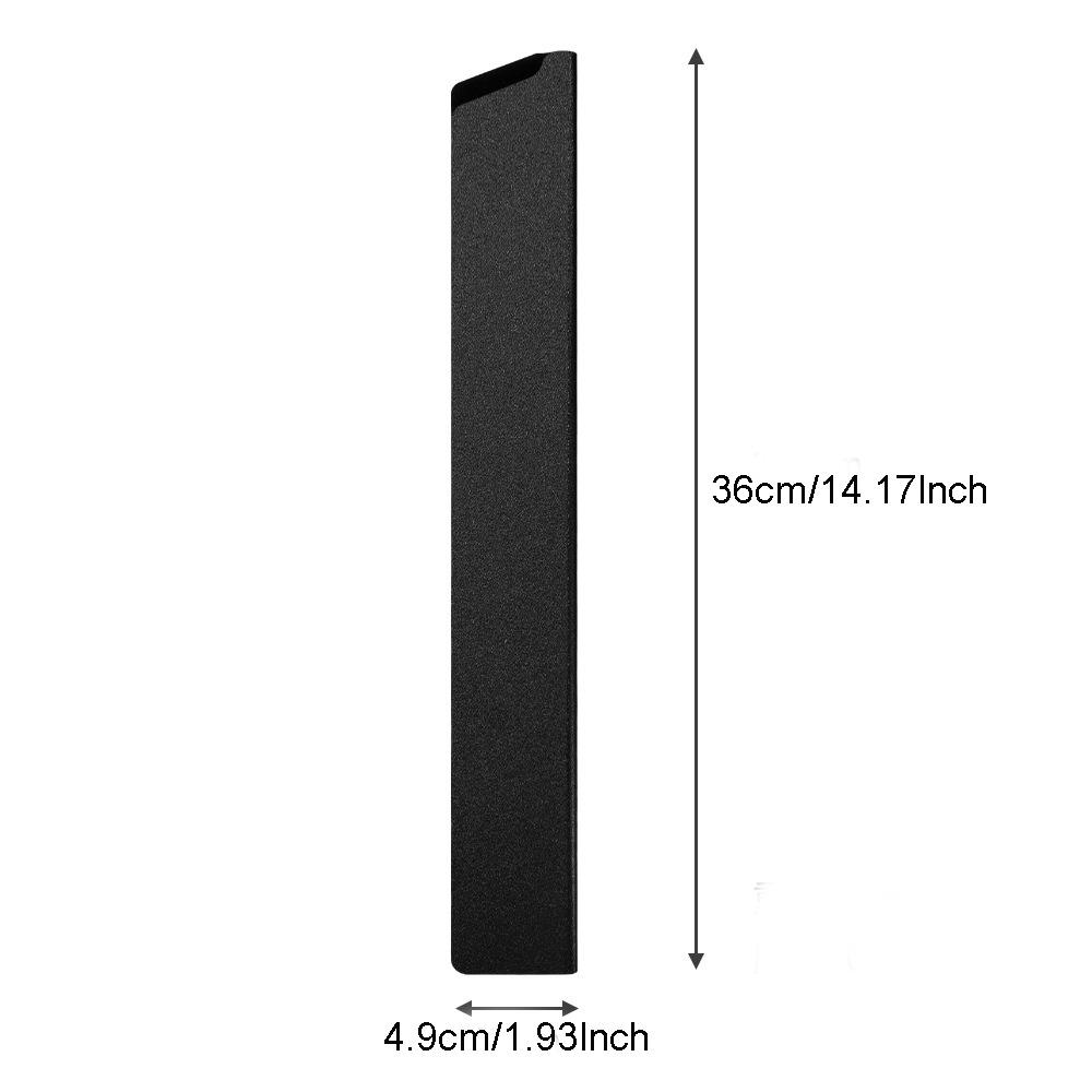Black Knife Cover Sleeves ABS Knife Sheath Practical Knives Edge Guard Home Kitchen