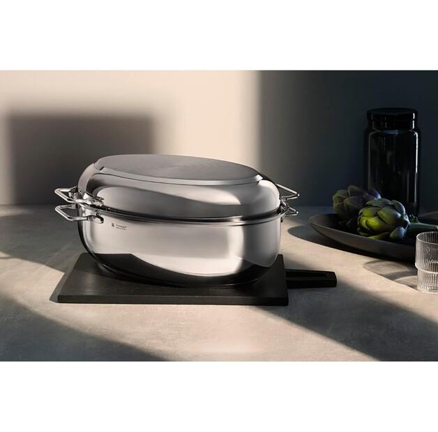 Жаровня WMF Special extra 38см 8,5л, вкл. термометр для запекания (07.8800.9990)