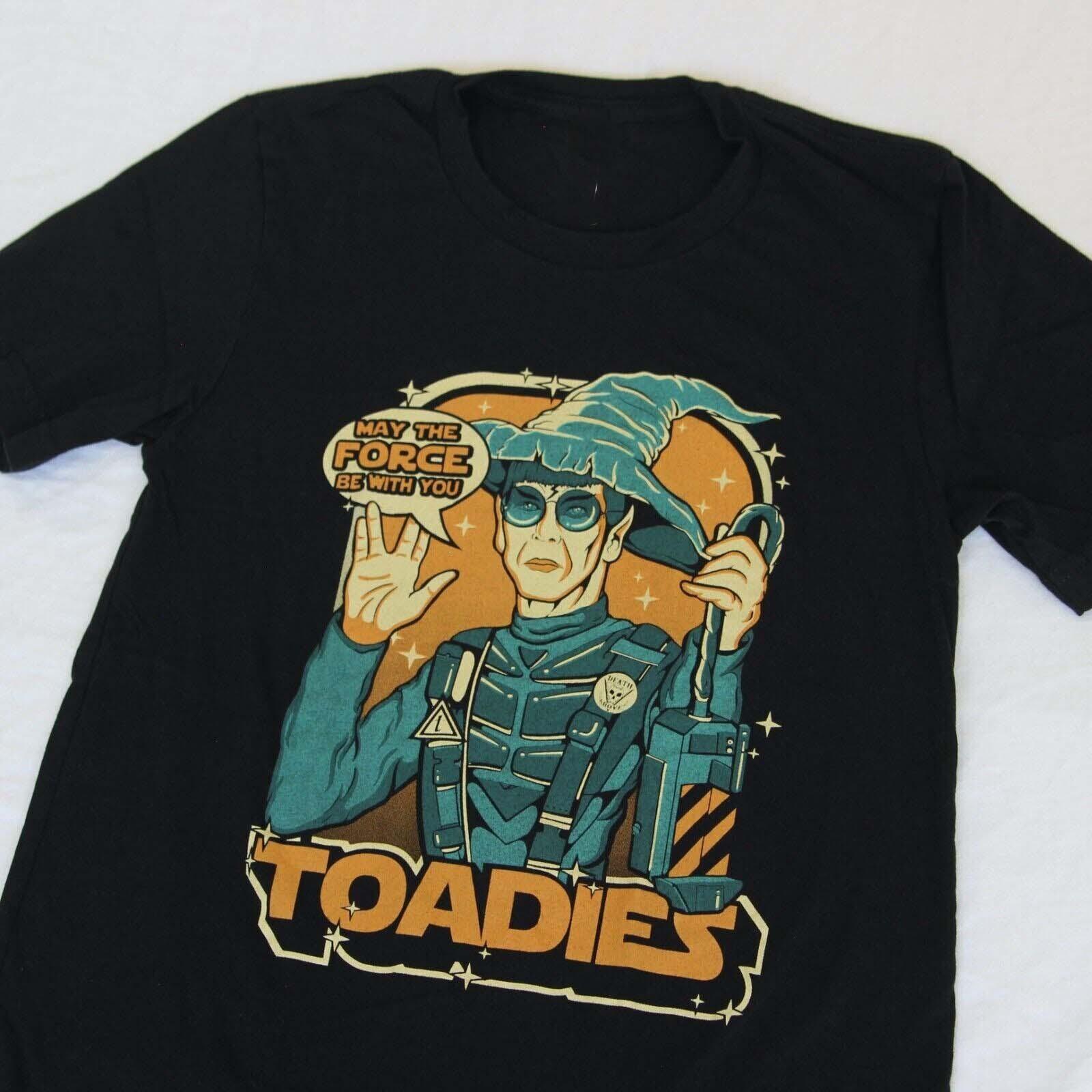 Футболка унисекс черного цвета с принтом группы Toadies, хлопок, полный размер, BL787 S