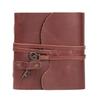 Genuine leather diary, handmade leather journal, key clasp, handmade pages