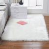 Living Room Plush Carpet Coffee Table White Plush Carpet Bay Window Home Bedroom Bedside Long Haired Floor Mat