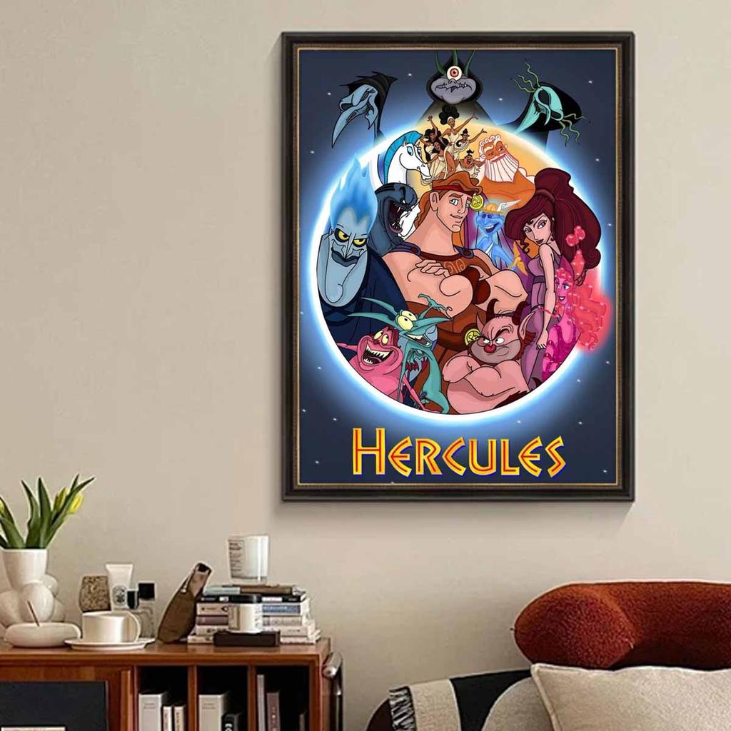 DIY Diamond Painting GERCULES Cross Stitch Kit Mosaic Art Diamond Painting Full Circle Diamond Home Decoration