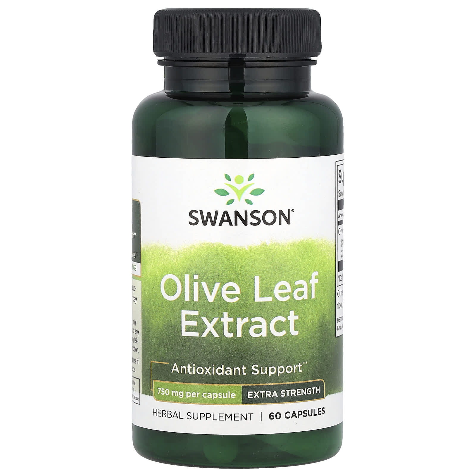 

Olive Leaf Extract, Extra Strength, 750Mg, 60 Capsules