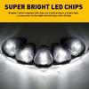 5 Smoked Lens White LED Cab Roof Marker Light For 99-16 F250 F350 Super Duty EXV