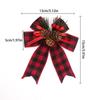 Checkered Ribbon Christmas Bows Buffalo Plaid Ribbon Bowknot Buffalo Plaid Bows  Holiday Party
