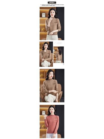 Stylish Loose High Neck Knitted Sweater - Thick, Warm Base Layer for Autumn/Winter