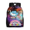 Erstaunliche Welt von Gumball Rucksack Niedlich Anime Große Kapazität Multifunktionale Rucksäcke Leicht Sport Reisen Laptop Tasche