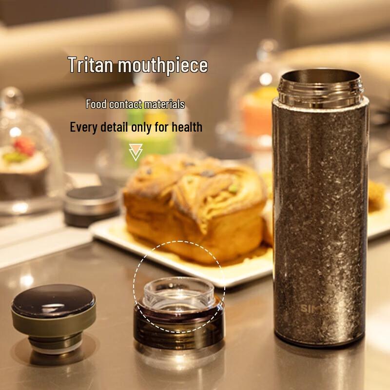Simita Smart LED Titanium Tea Infuser Thermos