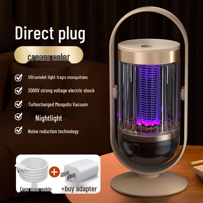 Rechargeable USB Mosquito Repellent Lamp with Purple Light and Electric Shock