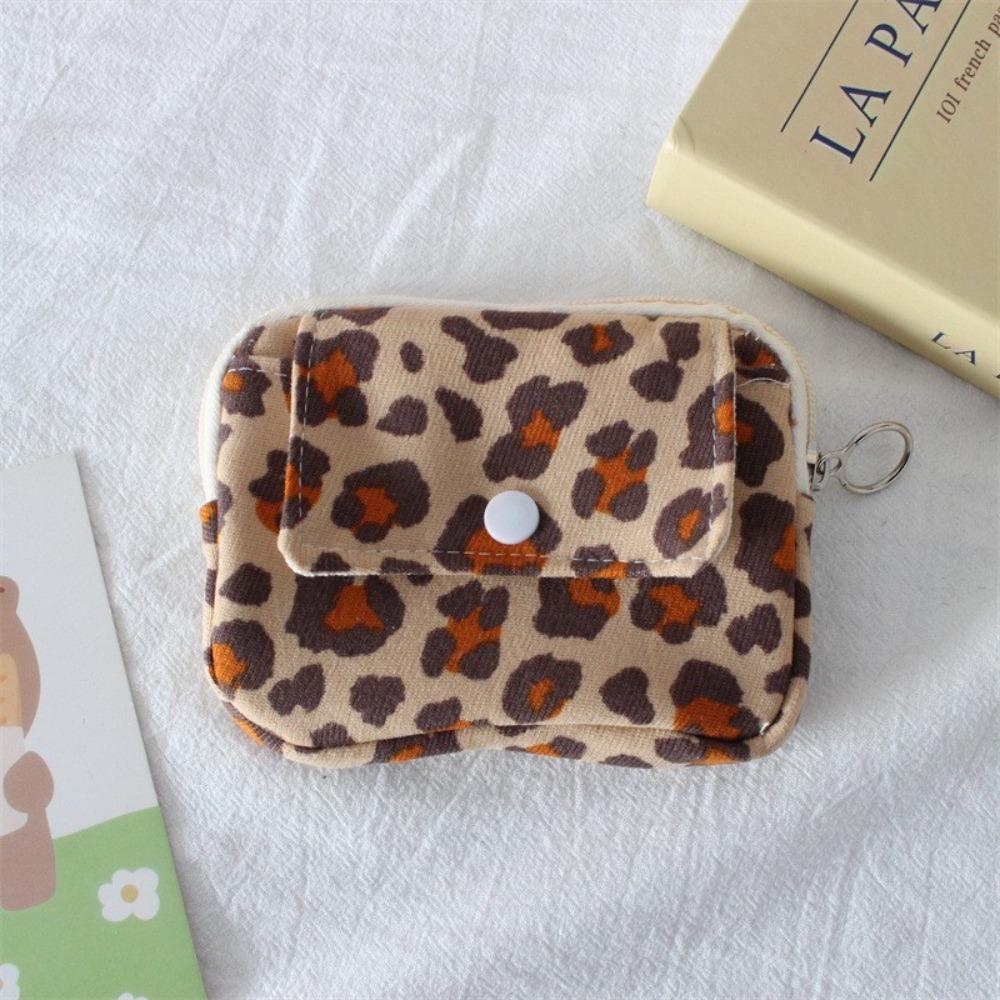 Bow Ethnic Style Coin Purse Polka Dot Small Cosmetic Bag Zipper Pouch Earphone Bag  Travel