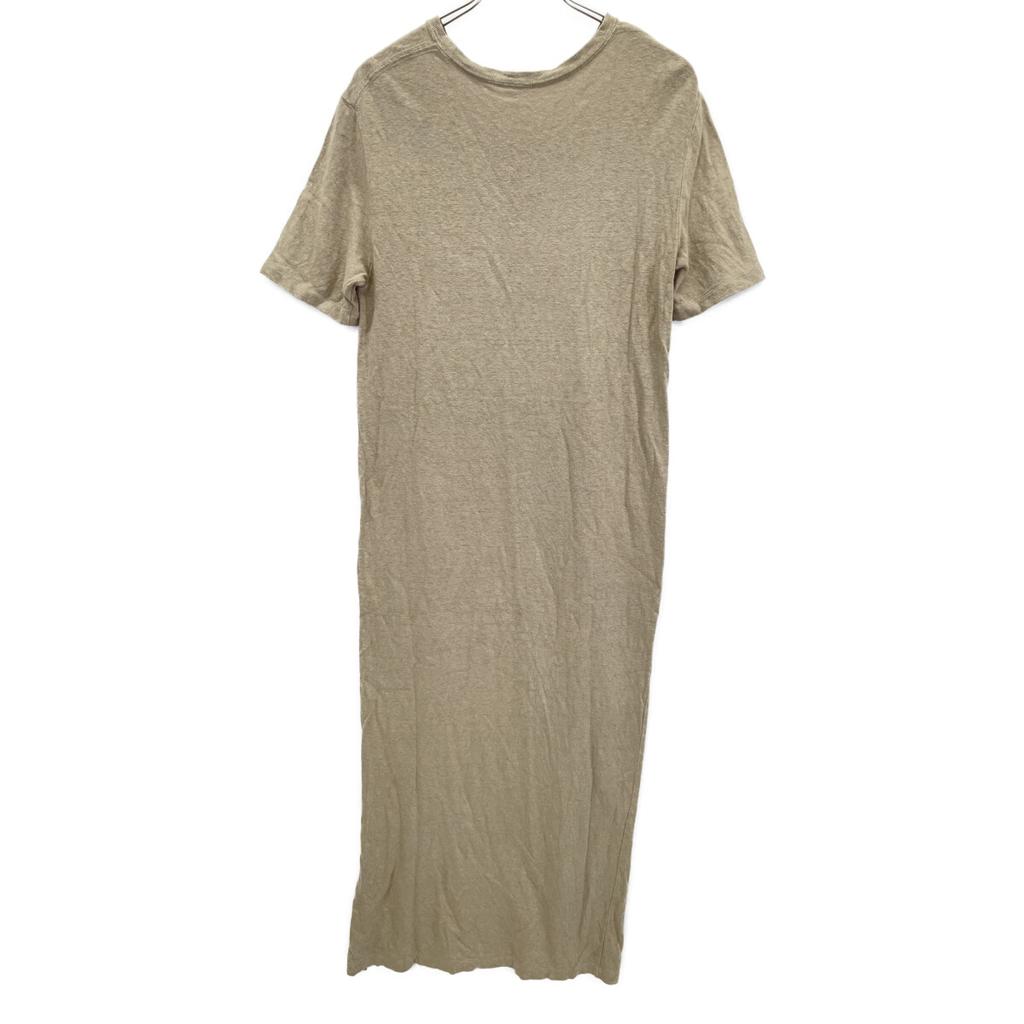 EVERY DAY I LIKE Beige Linen Blend Li/Co Maxi Dress Dress Not Written beigeUsed