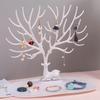 Plastic Antler Shaped Makeup Organizer Jewelry Box Ring Lipstick Rack Necklace Display Organizer