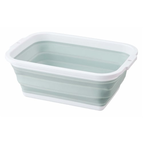 Mitsuhiro Washtub, Green (Full Capacity: Approx. 8.5L), Compact Washtub, 252886