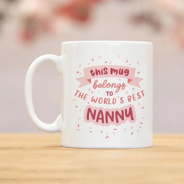 1ks 350ml Nový dárek ke Dni matek Babička Babička keramické hrnky na kávu