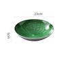 BEPAN 1PC Unique Green Lotus Leaf Plate Hotel Tableware Exquisite Ceramic Plates Creative Chinese Food Ceramic Dinnerware