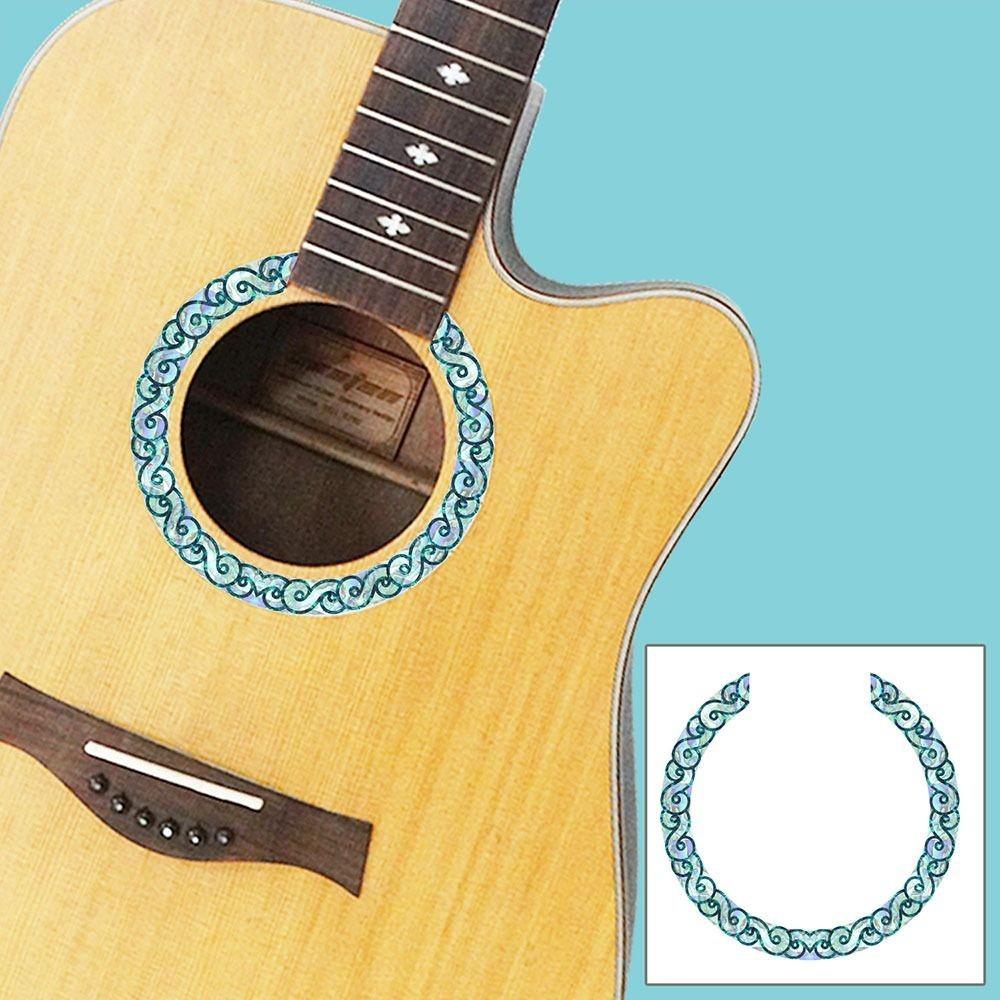 PVC Sound Hole Decal Musical Instruments Supplies Guitar Accessories Folk Guitar Sticker  Guitar