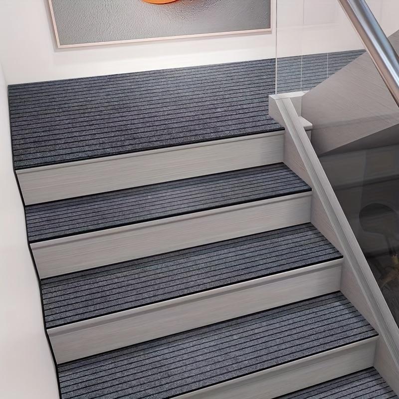DIY Solid Color Striped Kitchen Door Mat Floor Mat Room Decoration Self-adhesive Non-slip Carpet Home Decor Hallway Rug Entrance