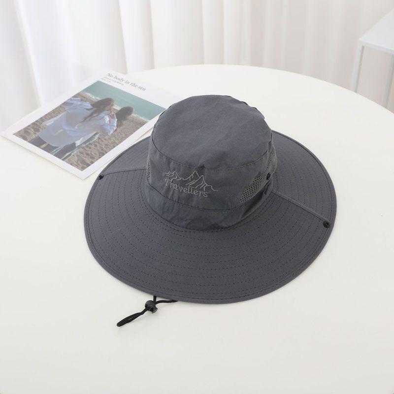 Color Solid Breathable Fisherman Hat Casual Headwear Stylish Sunshade Cap Gift