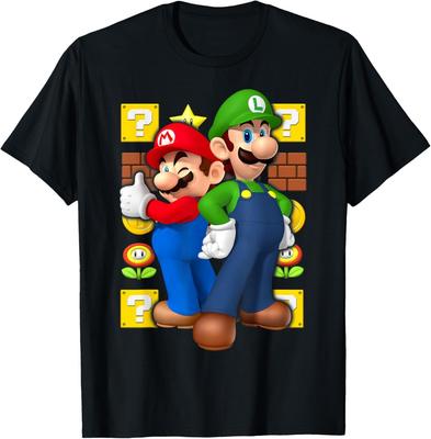 Nintendo Super Mario Luigi Daumen Hoch Grafik T-Shirt