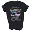 Quilting Blessed Are The Quilters Piecemakers Shirt Gift Unisex T-Shirt