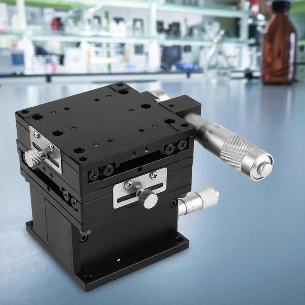 SEMXYZ 80 XYZ Linear Stage Trimming Platform Bearing FinE tuning Sliding Table 80*80mm