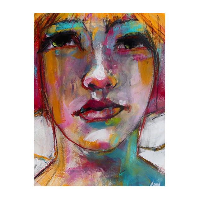 Soyut Suluboya Tuval Boyama Portre ... Soyut Suluboya Tuval Boyama Portre