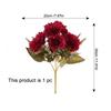 Simulation Of 5-Pronged Sunflower Bundle, Simulation Of Green Plants, Sunflowers, Fake Flowers, Silk Flowers, Home Decoration Shooting Props