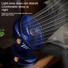 Portable Car Fan 360 Rotate Speeds Desk Fan USB LED Night Light with Clip  Small Desk Fan Outdoor Camping Fan Car Accessories