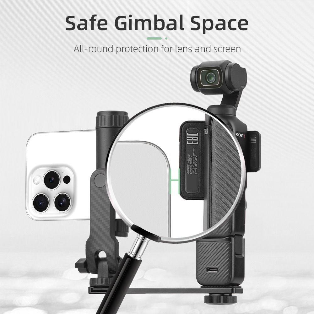 Photography Accessories Phone Bracket Mount Phone Clip Holder for DJI Osmo Pocket 3 Live Streaming