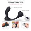 Anal Vibrator Prostate Massager Penis Cock Ring G-spot Stimulation Waterproof Butt Plug Adult  Sex Toys for Male Female 18+