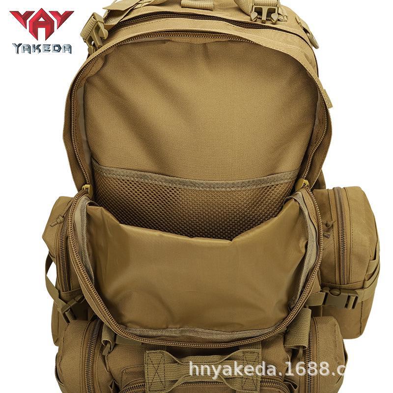 Yakoda Large Capacity Tactical Backpack for Outdoor Camping, Hiking, and Picnics - Wear-Resistant for Men and Women