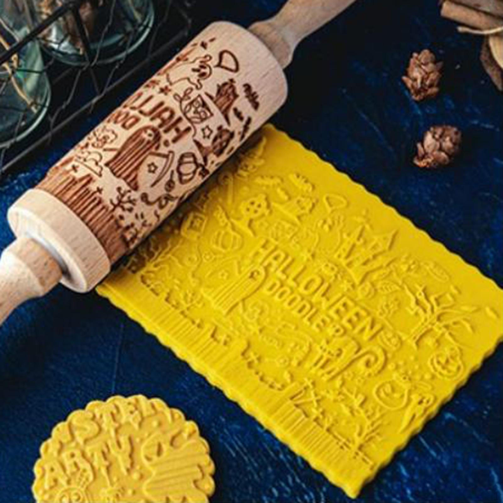 

Декоративный ролик для выпечки для дизайна и поделок печенья на Хэллоуин Style A