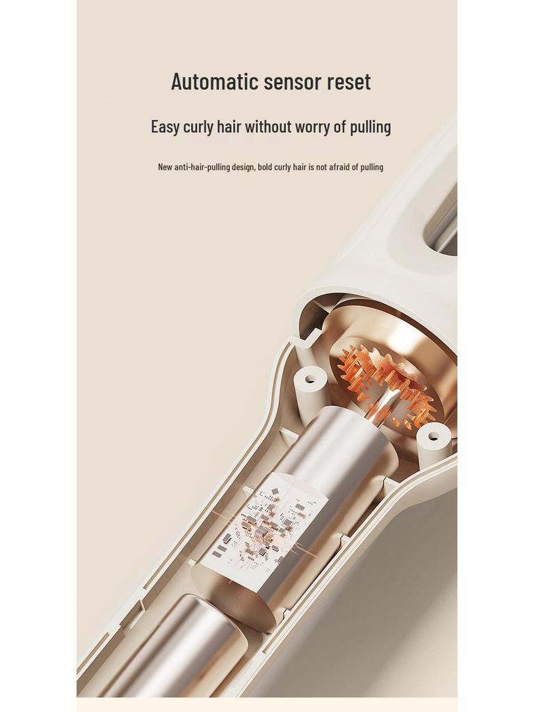 36mm Automatic Curling Iron: Gentle Hair, Wave Curler with Korean-style Negative Ions