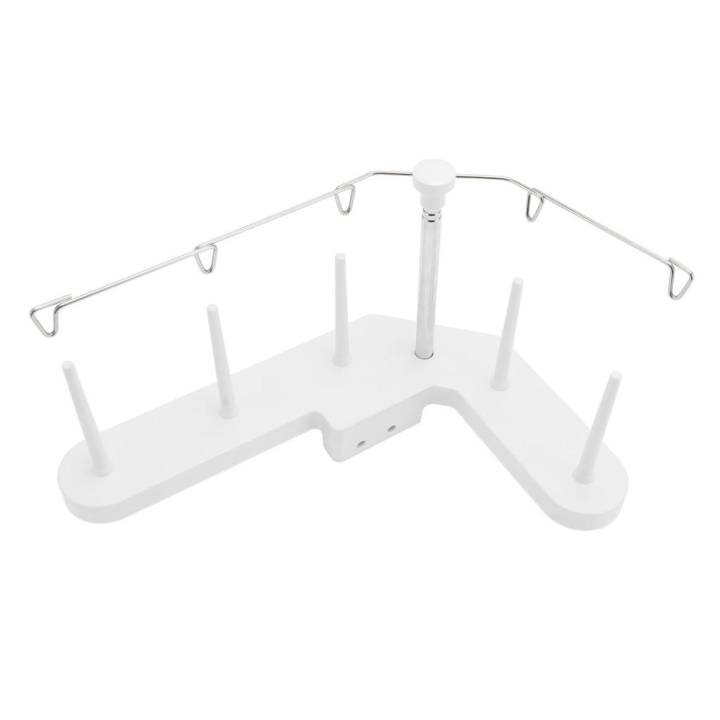 5 Spools Thread Stand Adjustable Height Multifunctional Thread Holder for Home Sewing Machine