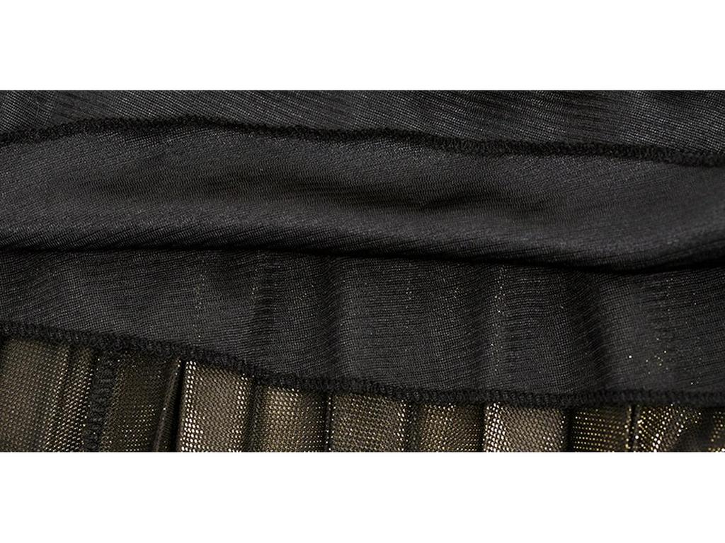 Europäischer & Amerikanischer Maxirock mit hoher Taille und Plisseefalten - Große Größe, Goldener Strandstil für Damen