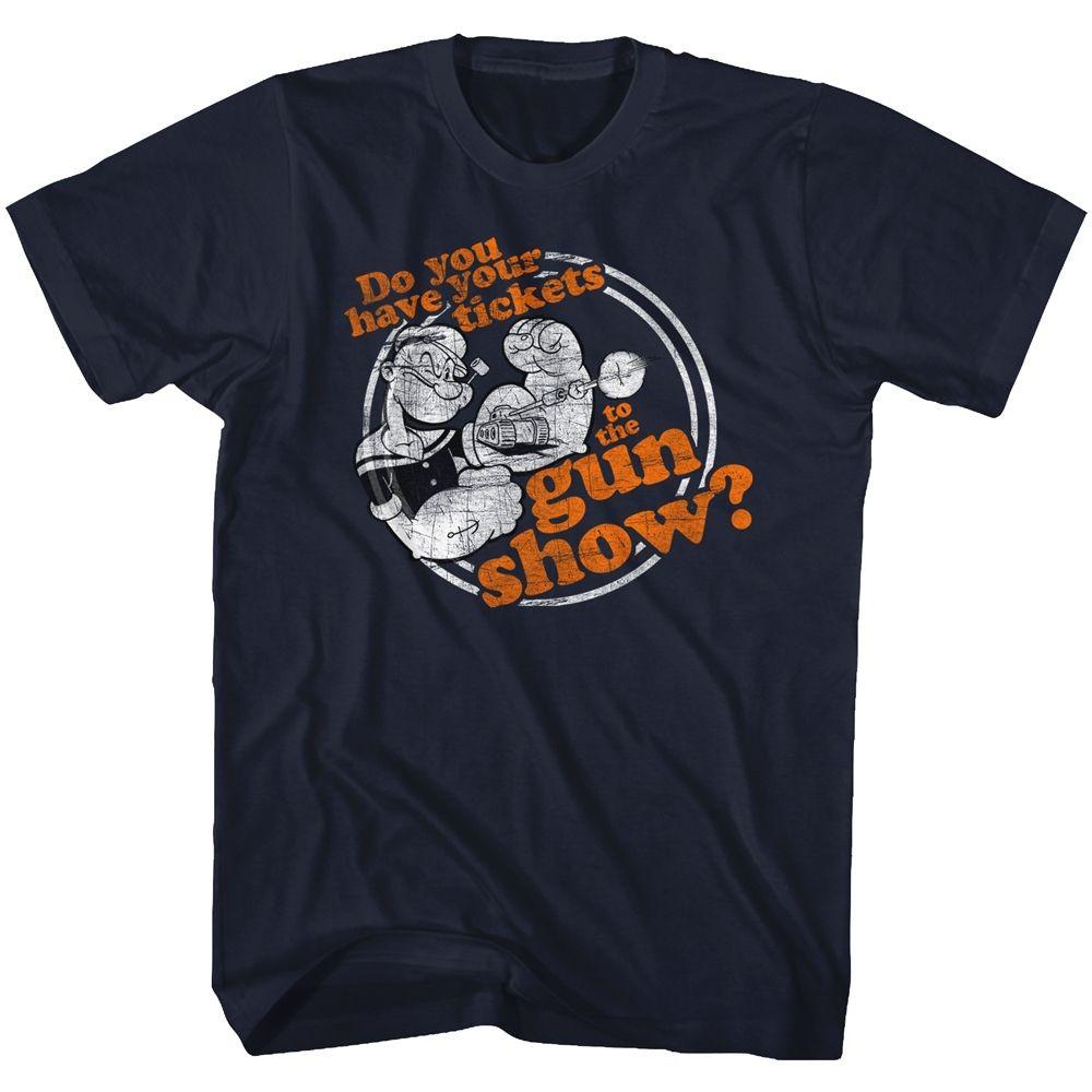 Popeye Gun Show Comics Shirt Unisex T-Shirt S