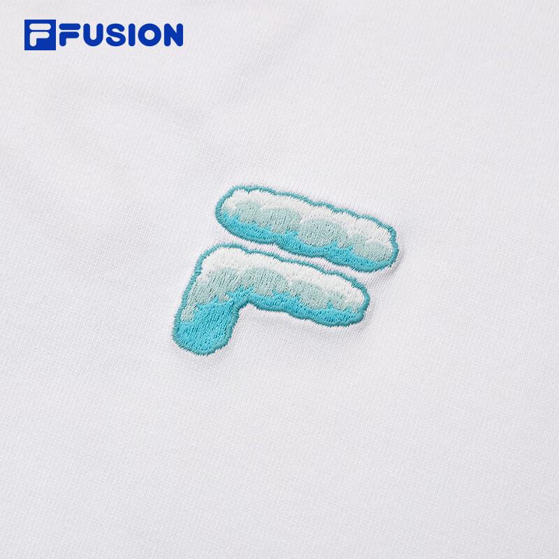 FILA FUSION Unisex Cool-Touch Cotton Loose Fit T-Shirt
