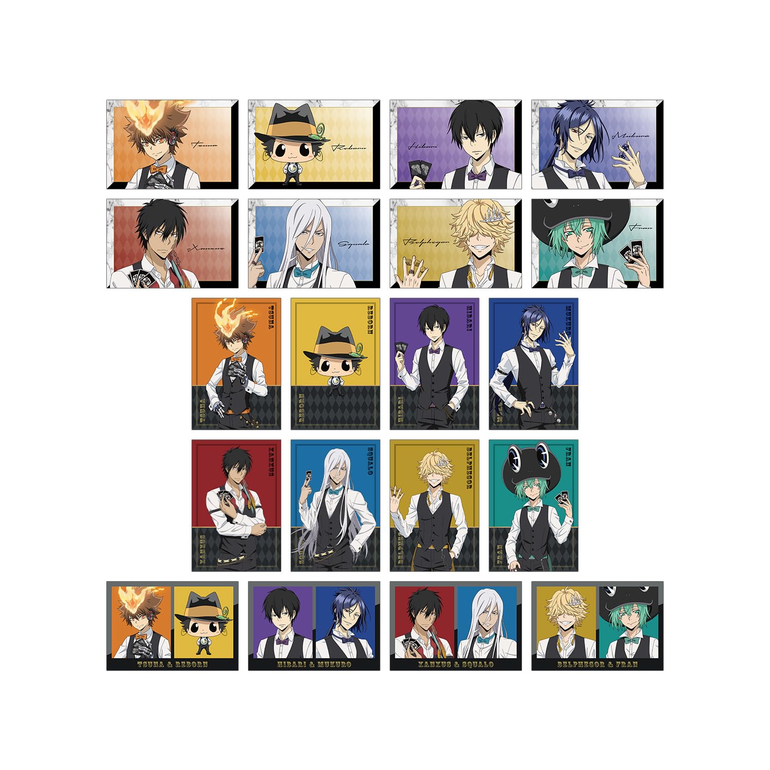 

Репетитор-киллер Реборн! Оригинальная иллюстрация Казино Торговые открытки Коробка из 20 вер.