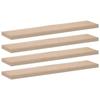 VidaXL Floating Shelves 4 Pcs 110x23.5x4 Cm Engineered Wood, Wall Shelf, Shelf Board, Wall Shelf for Room 4010699