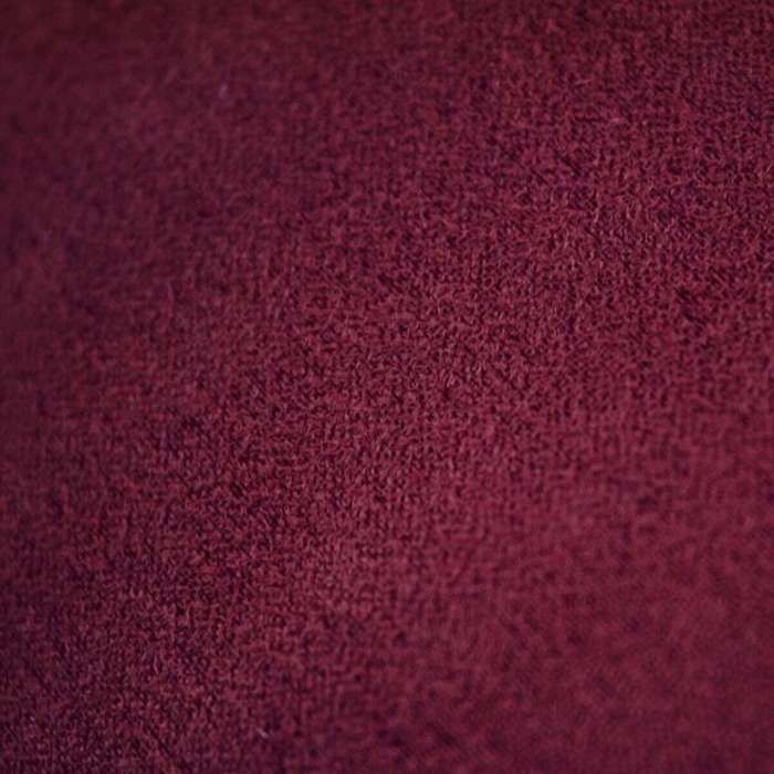 Coussin en suédine rouge bourgogne 60x40