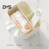 Multifunctional Tissue Box Cover Holder with Storage Compartments Large Capacity Rectangular Napkin Tissue Organizer
