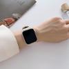 Kleiner Bund Quadratischer Schnallen-Litschi-Muster-Riemen Ist Geeignet Für Applewatch Apple Watch Iwatch109876Se Damen