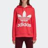 Adidas Originals Trefoil Series Spring Autumn Pullover American Retro Sweatshirt Soft Basic Pink Daily Sports Tops Women DH3136