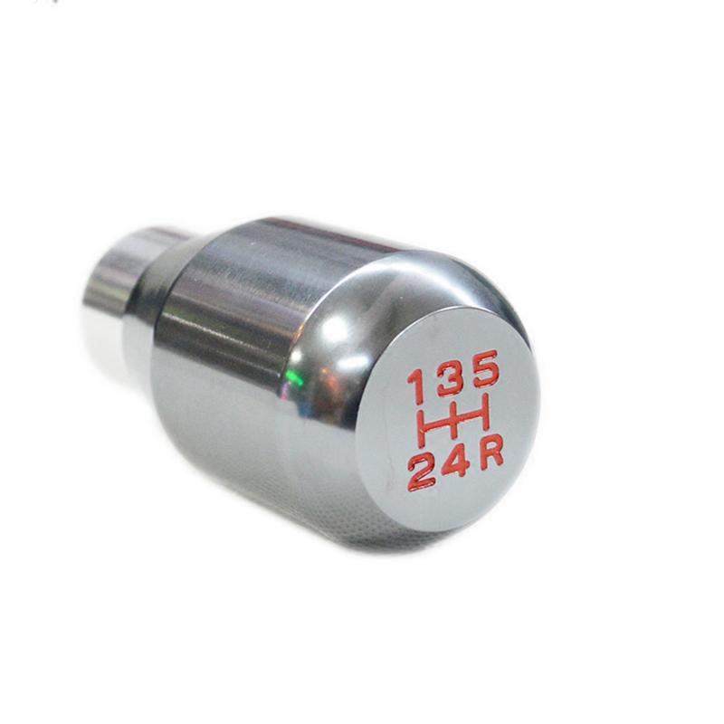 

Ручка ручного переключения передач, 5-ступенчатая, из алюминиевого сплава, головка рычага переключения передач автомобиля, ручка переключения передач, рычаг переключения передач, автомобильные аксессуары серебряный