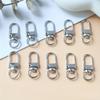 10Pcs Fashion Simple U-Shaped Clasps Key Hook Diy Key Chain Phone Chain Accessories